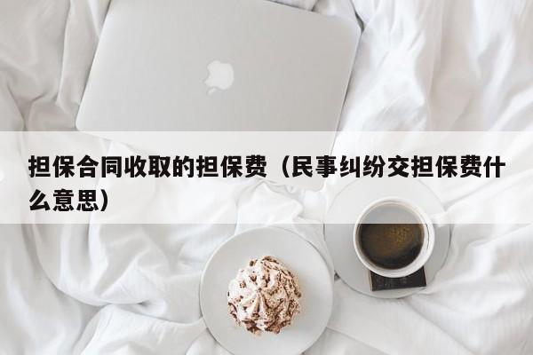 担保合同收取的担保费（民事纠纷交担保费什么意思）  第1张