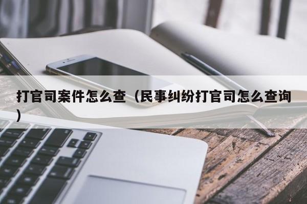 打官司案件怎么查（民事纠纷打官司怎么查询）  第1张