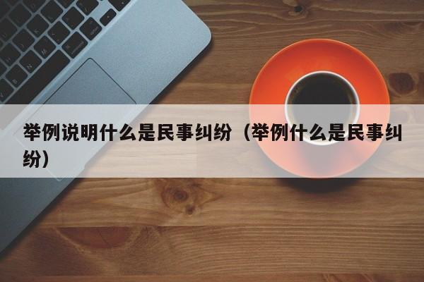 举例说明什么是民事纠纷（举例什么是民事纠纷）  第1张