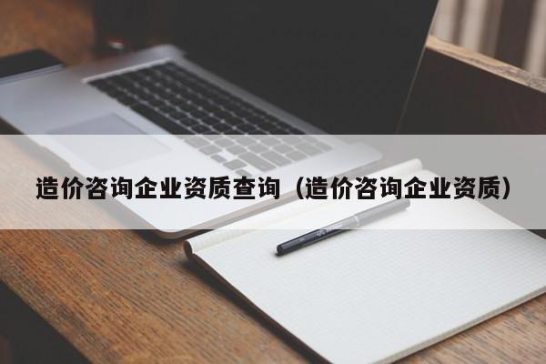 造价咨询企业资质查询（造价咨询企业资质）  第1张