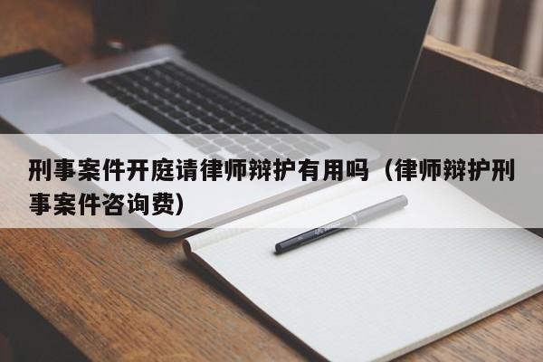 刑事案件开庭请律师辩护有用吗（律师辩护刑事案件咨询费）  第1张