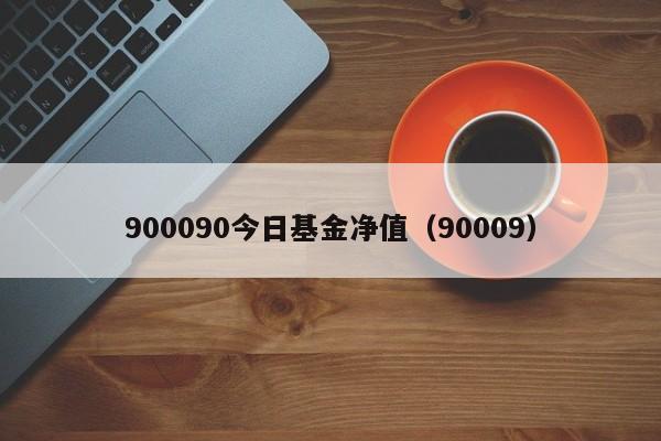 900090今日基金净值（90009）  第1张