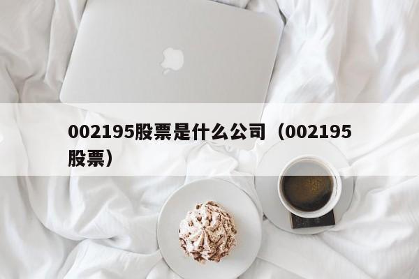 002195股票是什么公司（002195股票）  第1张