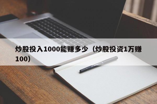 炒股投入1000能赚多少（炒股投资1万赚100）  第1张