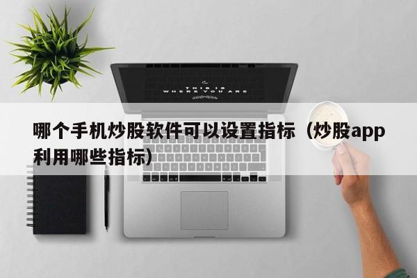 哪个手机炒股软件可以设置指标（炒股app利用哪些指标）  第1张