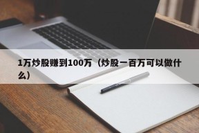 1万炒股赚到100万（炒股一百万可以做什么）