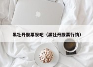 黑牡丹股票股吧（黑牡丹股票行情）