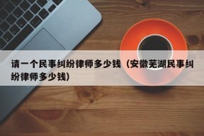 请一个民事纠纷律师多少钱（安徽芜湖民事纠纷律师多少钱）