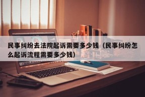 民事纠纷去法院起诉需要多少钱（民事纠纷怎么起诉流程需要多少钱）