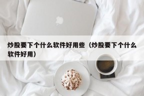 炒股要下个什么软件好用些（炒股要下个什么软件好用）