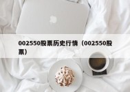 002550股票历史行情（002550股票）