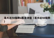 易方达50指数a基金净值（易方达50指数）