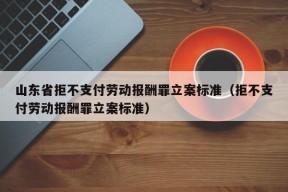 山东省拒不支付劳动报酬罪立案标准（拒不支付劳动报酬罪立案标准）