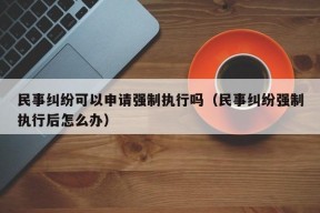 民事纠纷可以申请强制执行吗（民事纠纷强制执行后怎么办）