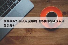 民事纠纷只有人证足够吗（民事纠纷缺少人证怎么办）