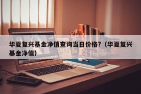 华夏复兴基金净值查询当日价格?（华夏复兴基金净值）