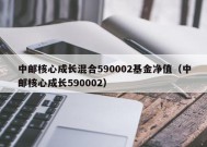 中邮核心成长混合590002基金净值（中邮核心成长590002）