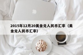 2015年12月20美金兑人民币汇率（美金兑人民币汇率）