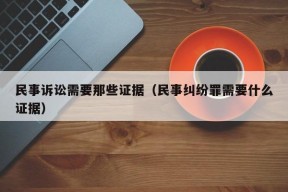 民事诉讼需要那些证据（民事纠纷罪需要什么证据）