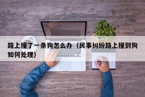 路上撞了一条狗怎么办（民事纠纷路上撞到狗如何处理）