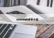 300649的简单介绍