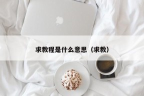 求教程是什么意思（求教）