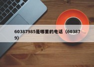 60387985是哪里的电话（603879）