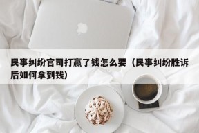 民事纠纷官司打赢了钱怎么要（民事纠纷胜诉后如何拿到钱）