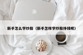 新手怎么学炒股（新手怎样学炒股挣钱呢）