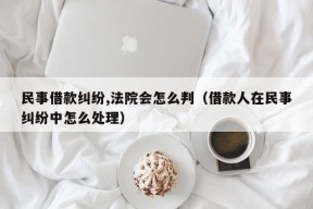 民事借款纠纷,法院会怎么判（借款人在民事纠纷中怎么处理）