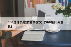 560是什么意思爱情含义（560是什么意思）