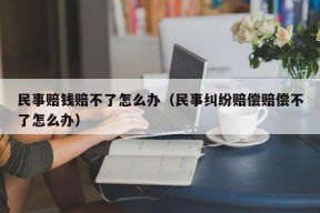 民事赔钱赔不了怎么办（民事纠纷赔偿赔偿不了怎么办）