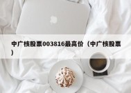 中广核股票003816最高价（中广核股票）