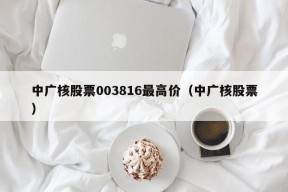 中广核股票003816最高价（中广核股票）