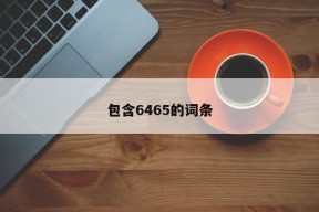 包含6465的词条