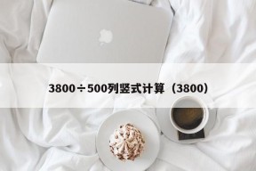 3800÷500列竖式计算（3800）