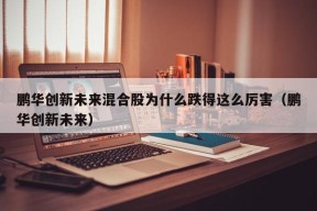 鹏华创新未来混合股为什么跌得这么厉害（鹏华创新未来）