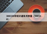 300330华虹计通东方财富（300330）