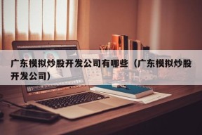 广东模拟炒股开发公司有哪些（广东模拟炒股开发公司）