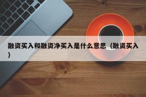 融资买入和融资净买入是什么意思（融资买入）