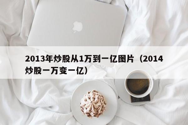 2013年炒股从1万到一亿图片（2014炒股一万变一亿）  第1张