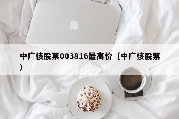 中广核股票003816最高价（中广核股票）  第1张