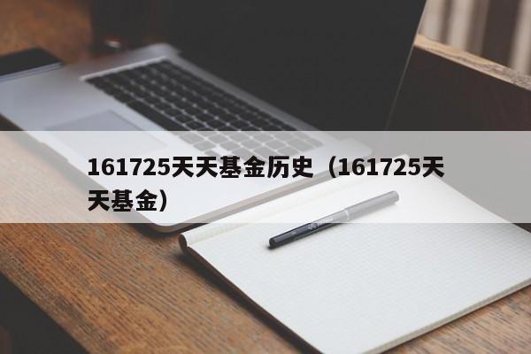 161725天天基金历史（161725天天基金）  第1张