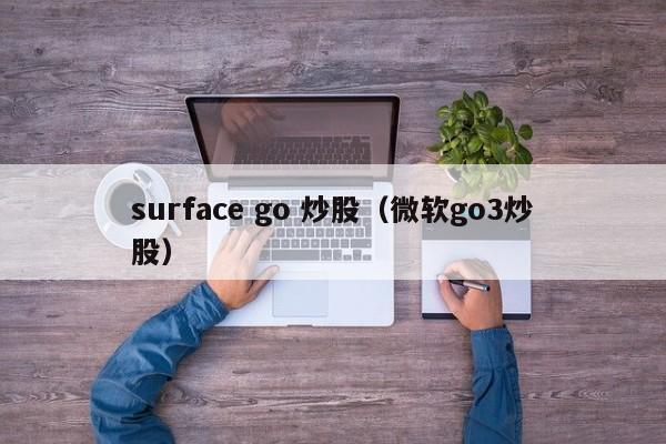 surface go 炒股（微软go3炒股）  第1张