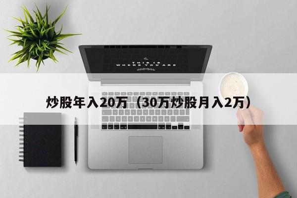 炒股年入20万（30万炒股月入2万）  第1张